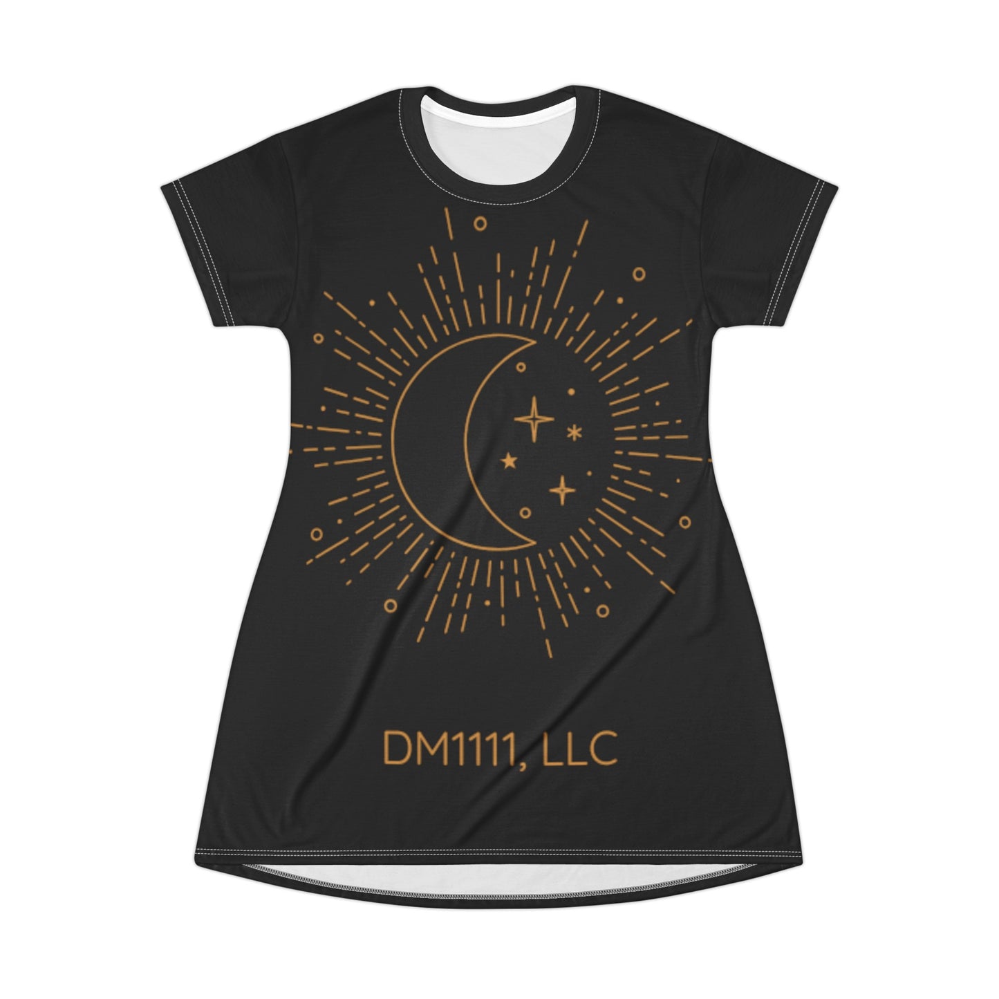 Moon and Stars DM1111 T-Shirt Dress