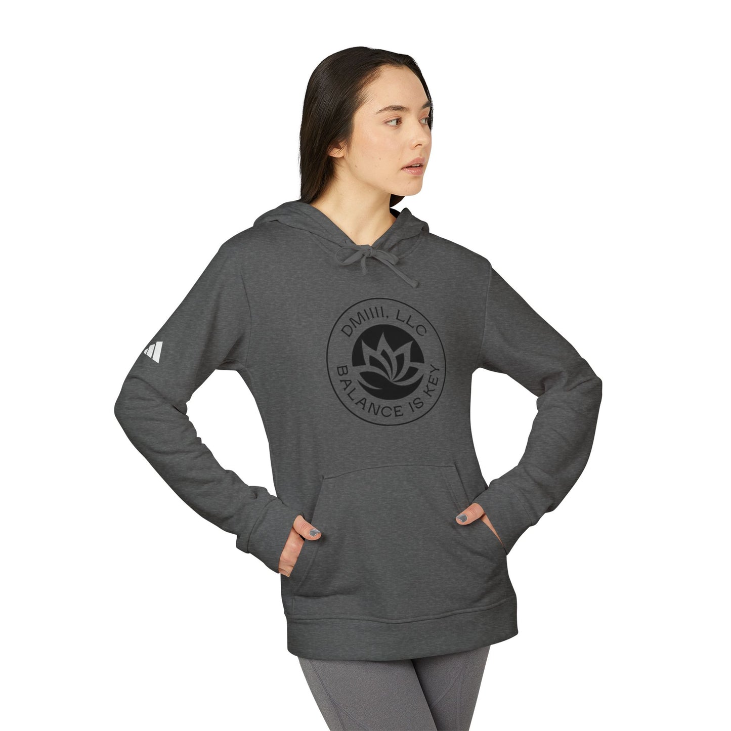 DM1111 Balance Is Key adidas® Unisex Fleece Hoodie