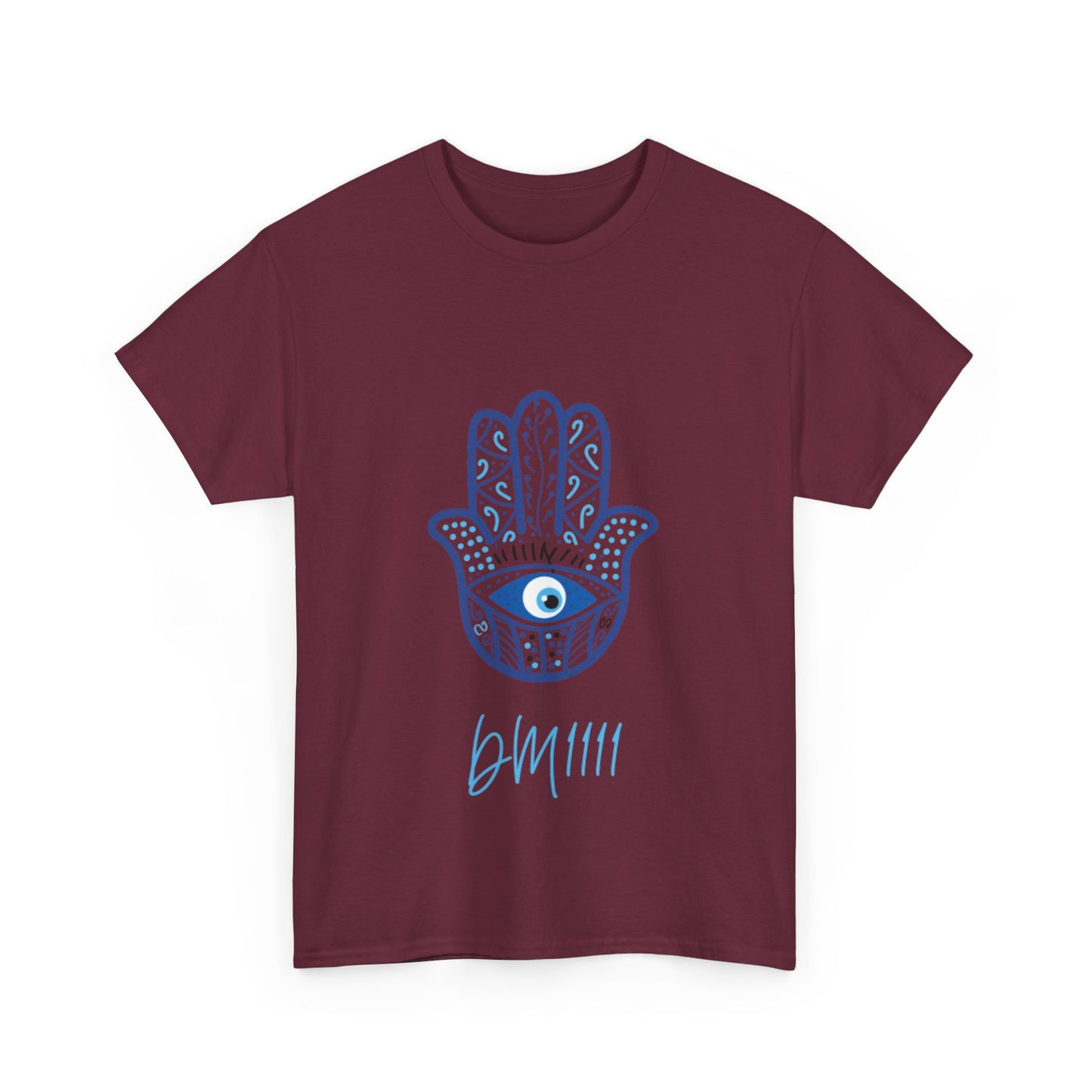 Blue Hamsa Hands DM1111 Unisex Heavy Cotton Tee