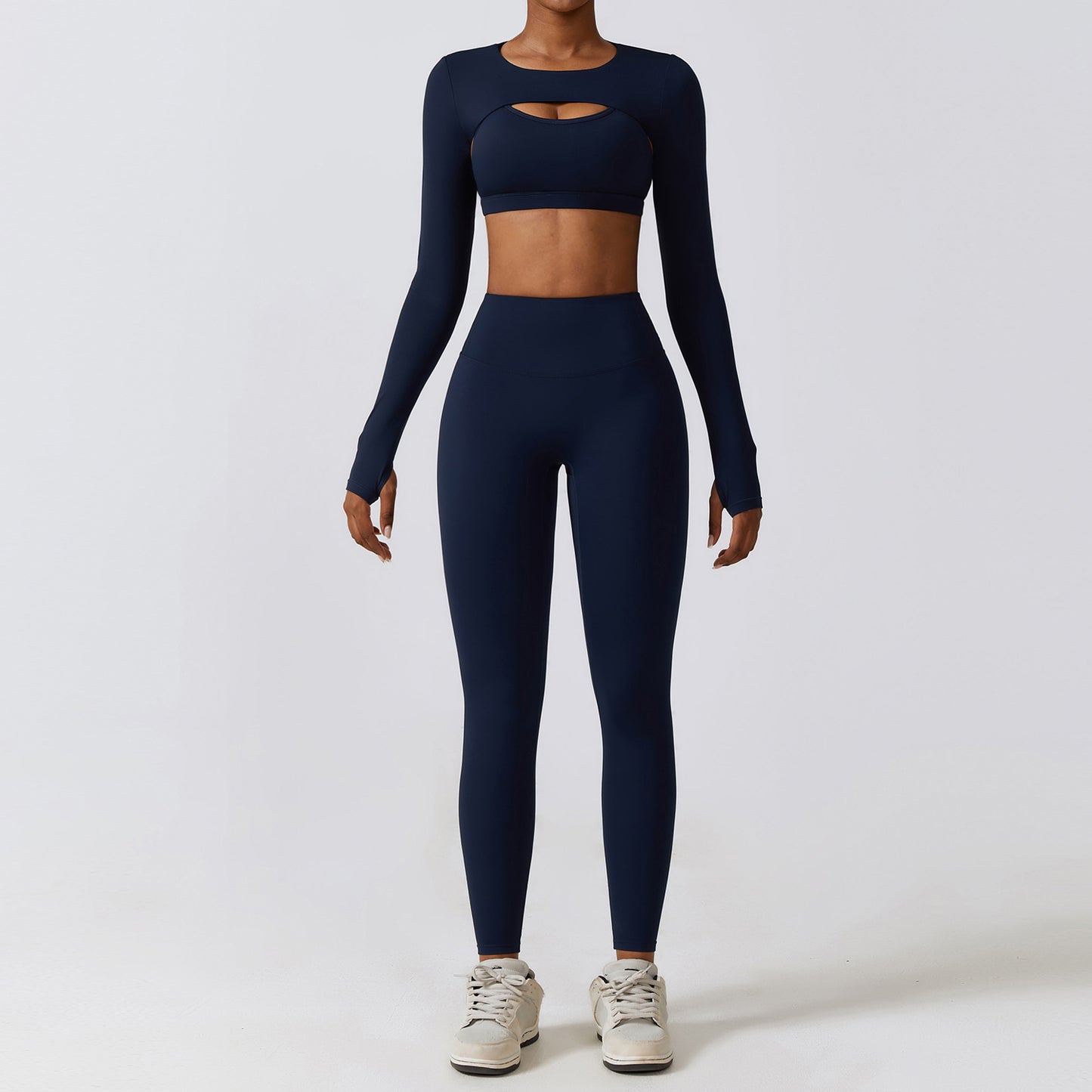 Autumn Winter Skinny Yoga Three Piece Set