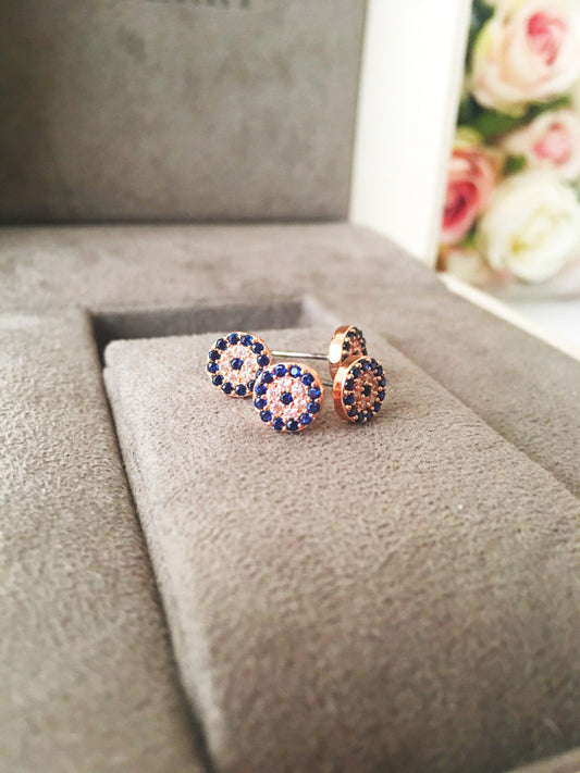 Evil Eye Stud Earrings