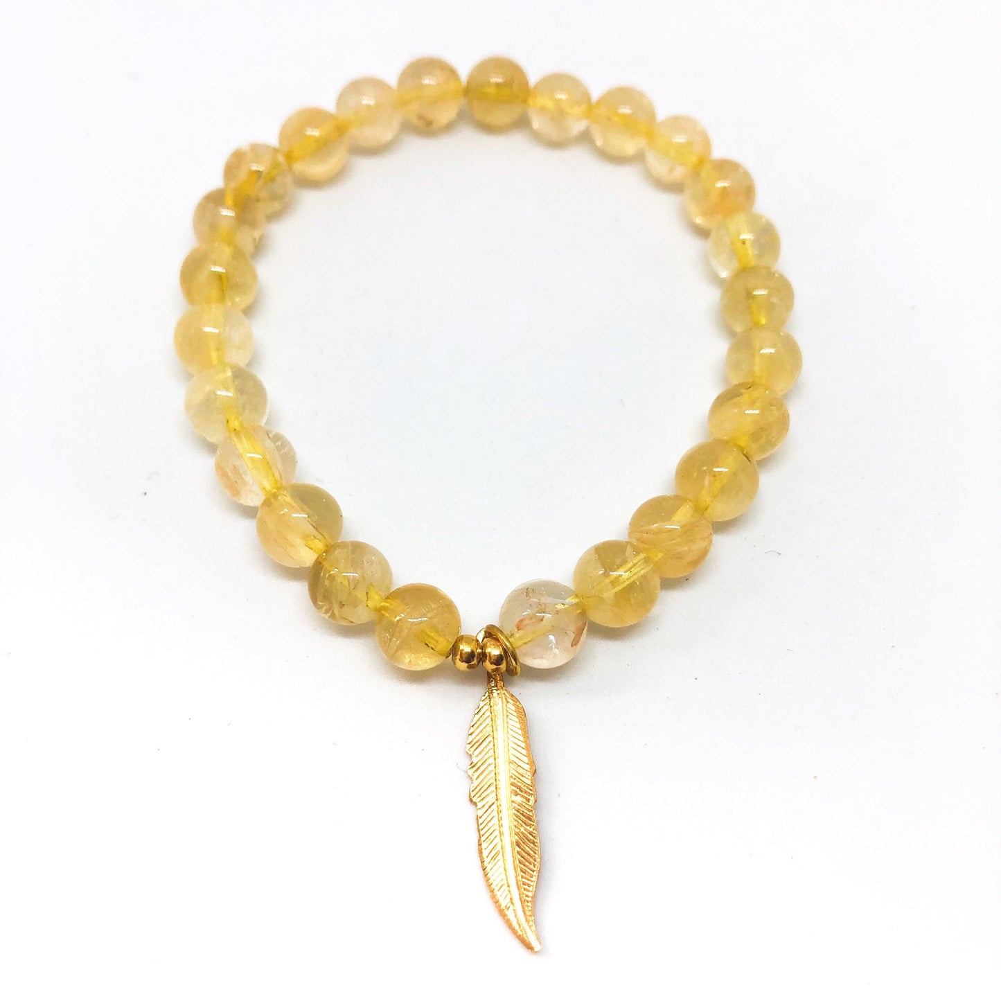 Divine Goddess Solar Plexus Chakra Bracelet Stack