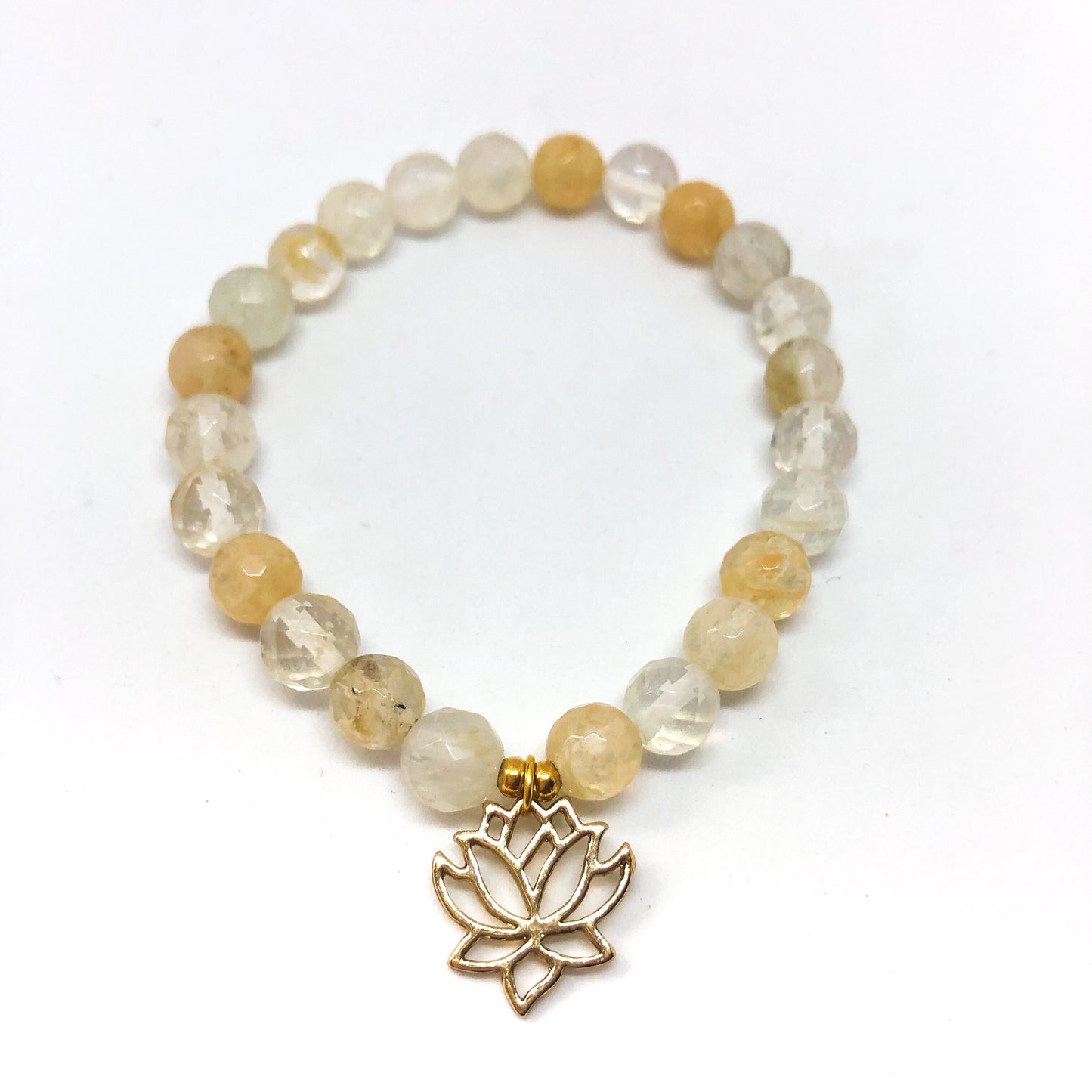 Divine Goddess Solar Plexus Chakra Bracelet Stack